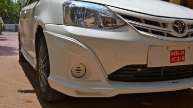 No foglamps for Toyota Liva TRD Sportivo