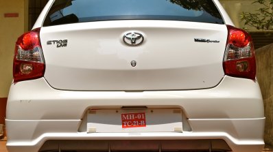 Rear of the Toyota Liva TRD Sportivo