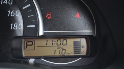 2013 Nissan Micra CVT automatic instrument cluster display