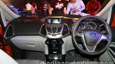 Ford EcoSport launched in India dashboard