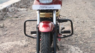 Front of the Mahindra Centuro