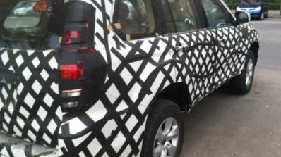 Great Wall Haval H9 spied rear three quarter