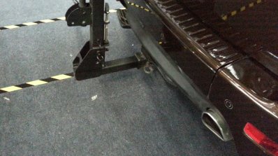 Tata Safari Storme Explorer Edition with cycle carrier