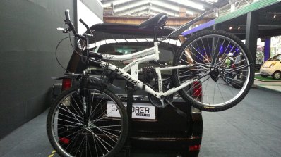 Tata Safari Storme Explorer Edition with cycle rear