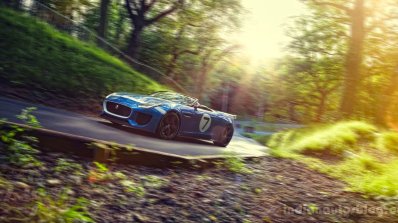Jaguar Project 7 through a bend