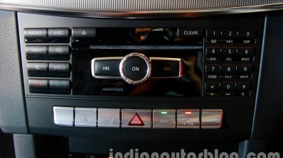 Music system of the 2014 Mercedes E Class