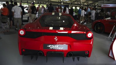 Ferrari 458 Speciale rear at the 2014 Goodwood Festival of Speed
