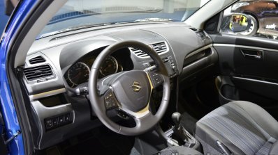 Interior of the 2014 Suzuki Swift facelift