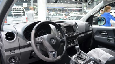 Interior of the VW Amarok Dark Label