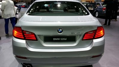 Rear of the 2014 BMW 5 Series LCI