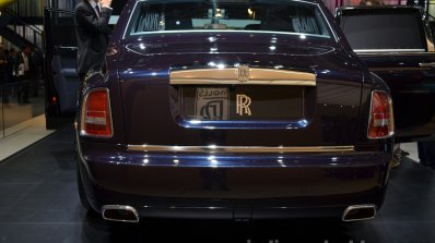 Rear of the Rolls Royce Phantom Celestial Edition