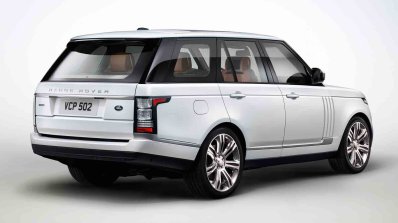 2013 Range Rover Black rear three quarters