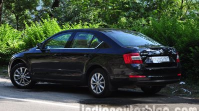 Skoda Octavia rear three quarters