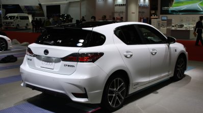 2014 Lexus CT200h rear three quarters at 2013 Tokyo Motor Show