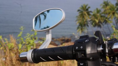 Royal Enfield Continental GT Switch panel and rear-view mirror