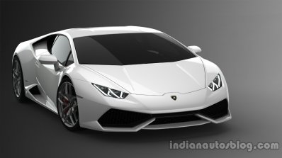 Lamborghini Huracan press shot front quarter