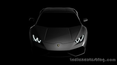 Lamborghini Huracan press shot lights