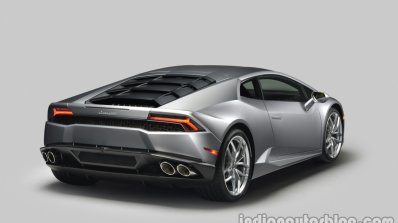 Lamborghini Huracan press shot rear silver