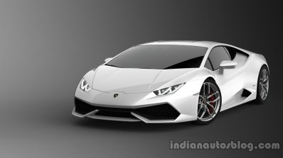 Lamborghini Huracan press shot silver