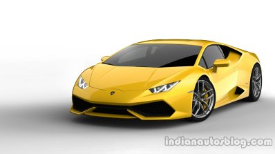 Lamborghini Huracan press shot yellow