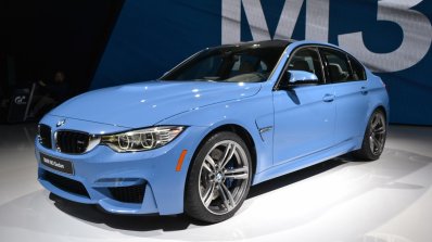 2014 BMW M3 at 2014 NAIAS front quarter