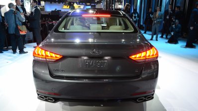 2014 Hyundai Genesis at 2014 NAIAS rear