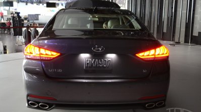2014 Hyundai Genesis at 2014 NAIAS taillights 2