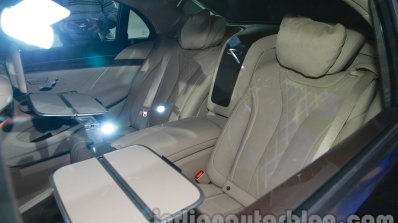 2014 Mercedes Benz S Class launch images rear seat