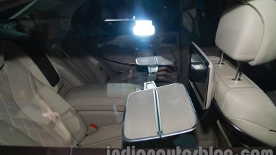 2014 Mercedes Benz S Class launch images rear table 2