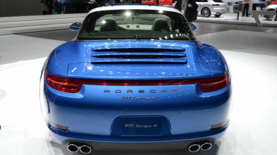 2014 Porsche 911 Targa at 2014 NAIAS rear