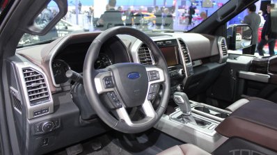 2015 Ford F-150 dash driver side at NAIAS 2014