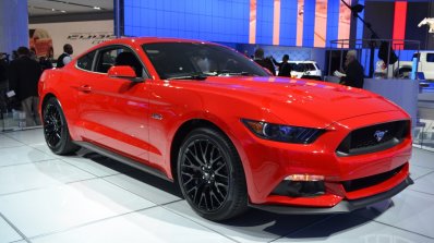 2015 Ford Mustang GT red at NAIAS 2014