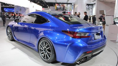 Lexus RC F rear three quarters at NAIAS 2014