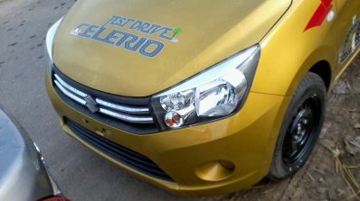 Maruti Celerio demo car spyshot nose