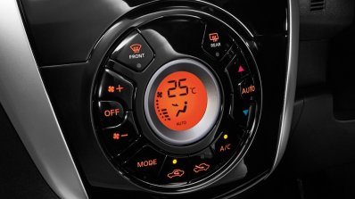 Nissan Sunny facelift aircon controls press image