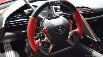 Toyota FT-1 steering at NAIAS 2014