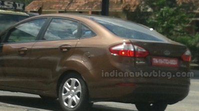 2014 Ford Fiesta facelift IAB Spied taillights