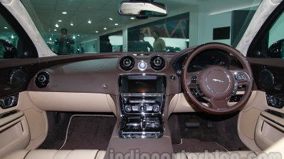 2014 Jaguar XJ dashboard at Auto Expo 2014