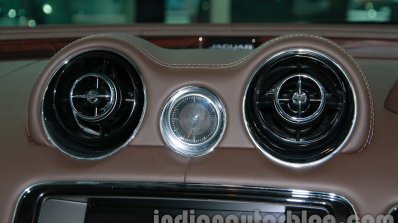 2014 Jaguar XJ front aircon vent at Auto Expo 2014