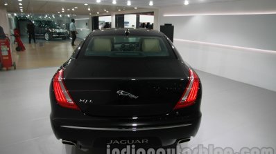 2014 Jaguar XJ rear at Auto Expo 2014