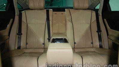 2014 Jaguar XJ rear seat at Auto Expo 2014