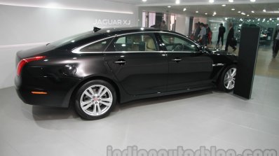 2014 Jaguar XJ rear three quarters at Auto Expo 2014