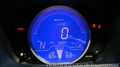 2014 Mahindra e2o readout