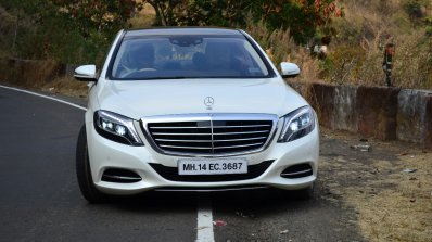 2014 Mercedes S Class review front view on road