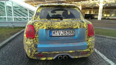 2014 Mini 5-door spied Germany rear