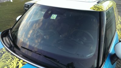 2014 Mini 5-door spied Germany windshield