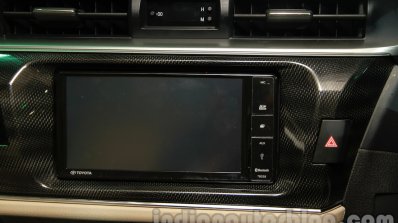 2014 Toyota Corolla display at Auto Expo 2014