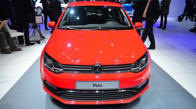 2014 VW Polo facelift front at Geneva Motor Show 2014