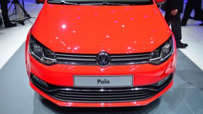 2014 VW Polo facelift nose at Geneva Motor Show 2014