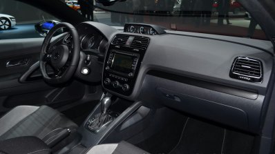 2014 VW Scirocco Facelift dashboard passenger side at Geneva Motor Show